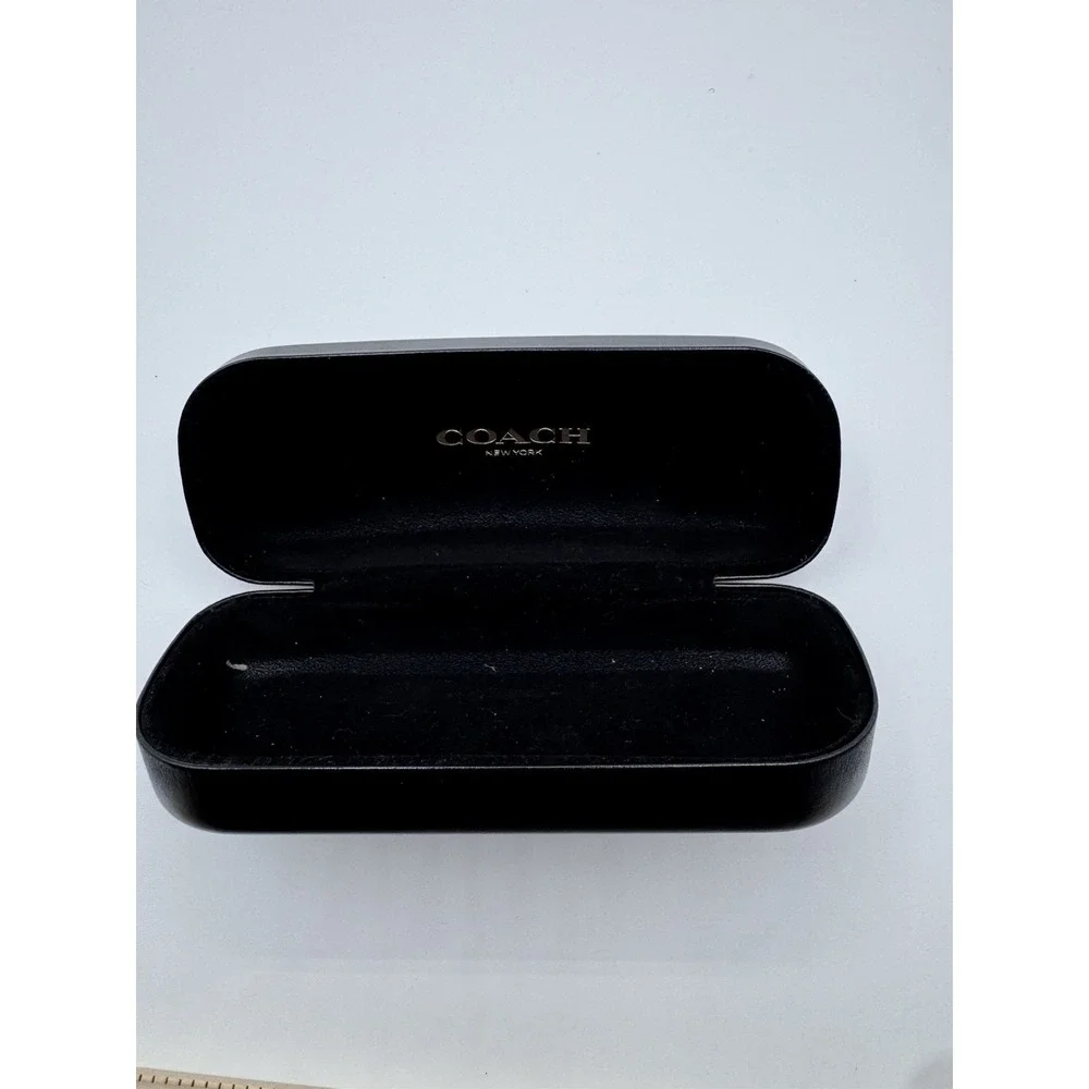 COACH BLACK CASE AUTHENTIC EYEWEAR EYEGLASSES GLASSES CASE ONLY